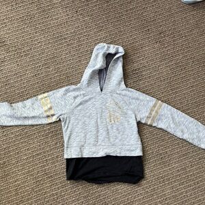 Girls hoodie/shirt mix. Size 10-12 L/G.